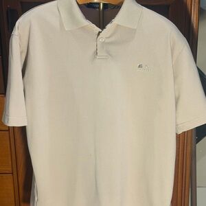 Burberry Men’s Polo Shirt in Light Cream